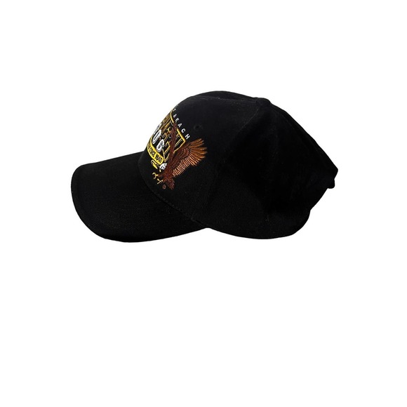 Bike Week 2006 Myrtle Beach Black Self Fastening Trucker Cap NWOT - Picture 8 of 10